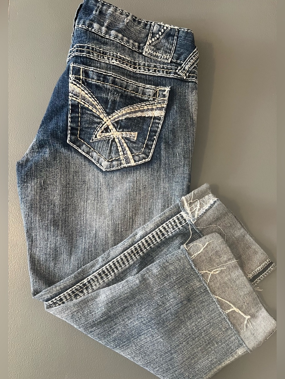 B -9 -2 Amethyst Cropped Jeans